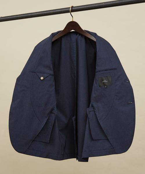 ABAHOUSE（アバハウス）の「【セットアップ対応/FLEX JACKET】スーパーストレッチ リネンブレンド ジャケット / サマージャケット（テーラードジャケット・メンズ・ダークネイビー/グレー/ブラック/ベージュ・48/50/44/46）」の21枚目の写真