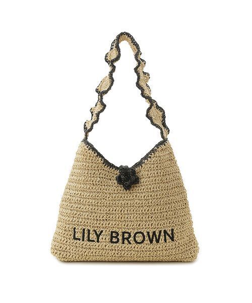 LILY BROWN（リリーブラウン）の「【LILY BROWN×MARY QUANT】ペーパーラウンドフリルバッグ（ショルダーバッグ・レディース・ピンク/ベージュ/ブラック・FREE）」の17枚目の写真