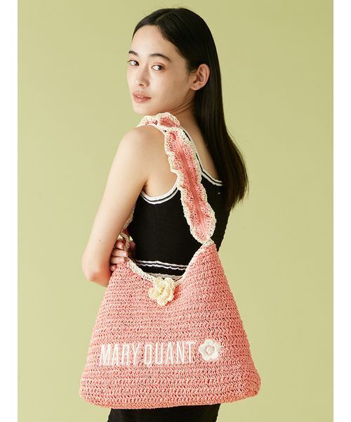 LILY BROWN×MARY QUANT】ペーパーラウンドフリルバッグ