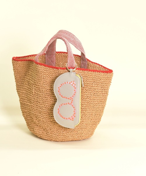 LAZY SUSAN（レイジースーザン）の「メガネケースシシュウリング４（ポーチ・レディース・グレー/ピンク/アイボリー/ゴールド/レッド・FREE）」の9枚目の写真