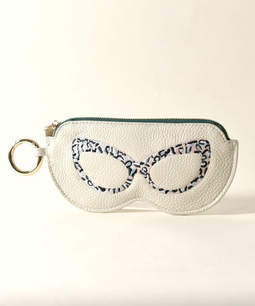LAZY SUSAN（レイジースーザン）の「メガネケースシシュウリング４（ポーチ・レディース・グレー/ピンク/アイボリー/ゴールド/レッド・FREE）」の14枚目の写真