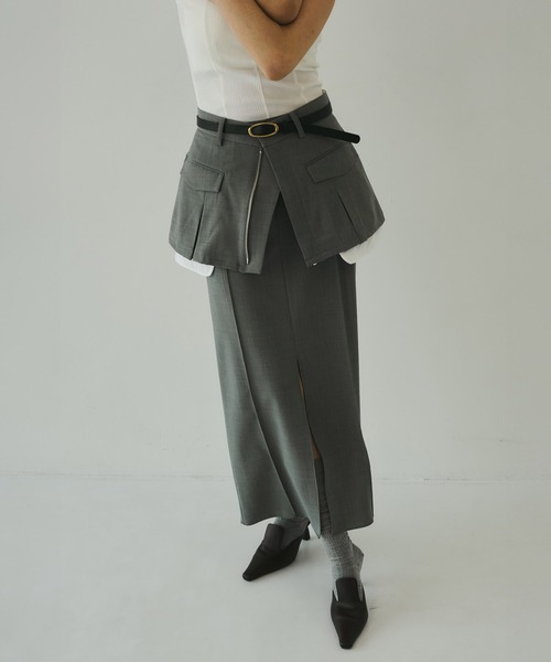 セール】【2way】2 Piece Tailored Skirt｜セットアップ可/秋服