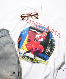 THRIFTY LOOK / スリフティールック THRIFTY "CYNDI LAUPER" TEE シンディローパー バンドTシャツ バンT
