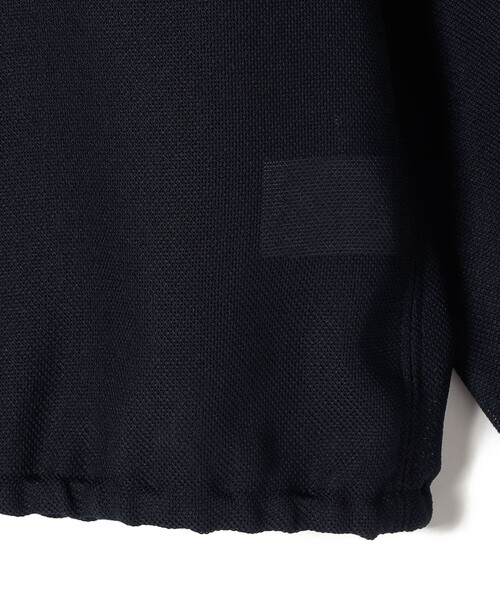 SHIPS Colors:〈手洗い可能〉メッシュ ノーカラー ジップ