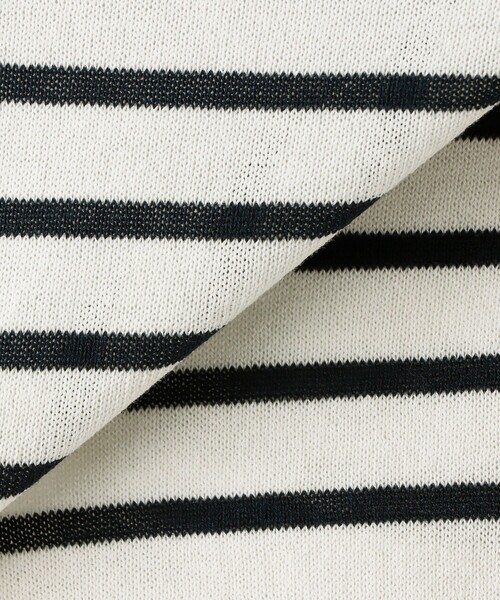 Afternoon Tea（アフタヌーンティー）の「ボーダーMVS UVニッットプルオーバー（ニット/セーター・レディース・アイボリー・MEDIUM）」の6枚目の写真