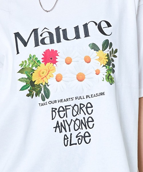 GORGE(ゴージ)の「《刺繍ロゴ×花プリント》レディース Tシャツ カットソー 半袖 トップス 春夏秋(Tシャツ/カットソー・レディース・イエロー/ブラック/オフホワイト・F)」の18枚目の写真