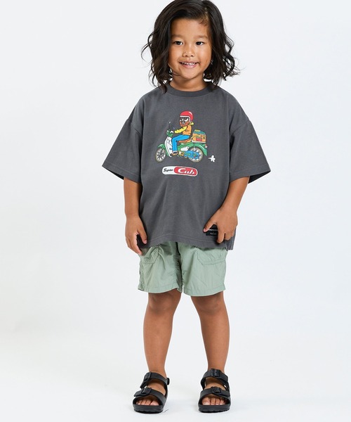 F.O.KIDS(エフオーキッズ)の「F.O.KIDS/エフオーキッズ HONDAコラボTシャツ 夏物 夏服(Tシャツ/カットソー・キッズ・チャコール/エメラルド/オフホワイト・120/130/140)」の10枚目の写真