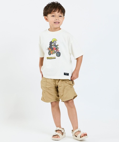 F.O.KIDS(エフオーキッズ)の「F.O.KIDS/エフオーキッズ HONDAコラボTシャツ 夏物 夏服(Tシャツ/カットソー・キッズ・チャコール/エメラルド/オフホワイト・120/130/140)」の6枚目の写真