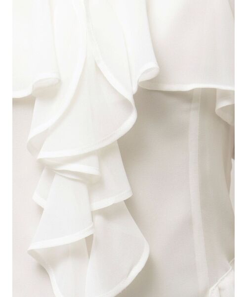 MERCURYDUO（マーキュリーデュオ）の「ラッフルティアードキャミブラウス（シャツ/ブラウス・レディース・その他1/ブラック/オフホワイト・FREE）」の22枚目の写真