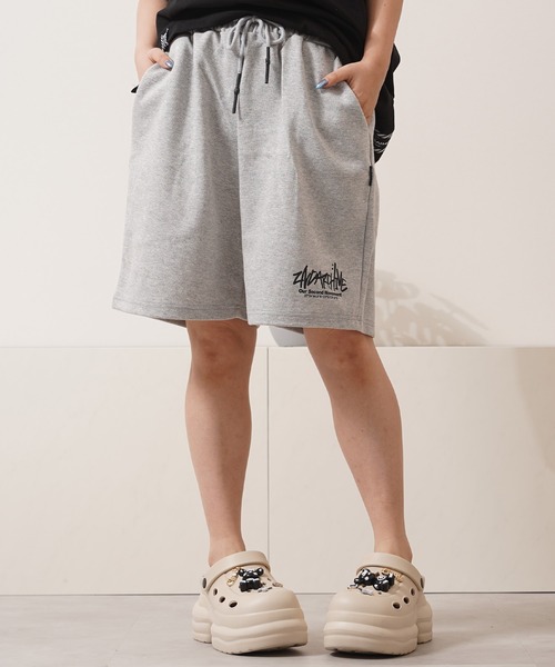 1111clothing(ワンフォークロージング)の「【2ND ARCHIVE】 スウェット ショートパンツ / Sweat Shorts(スウェットパンツ・メンズ・ミント/コーラルピンク/ブラック/ホワイト系/グレー・FREE)」の3枚目の写真