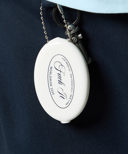 HUF(ハフ)の「ATELIER CREST COIN CASE(コインケース・メンズ・ブラック/ホワイト・O/S)」の5枚目の写真