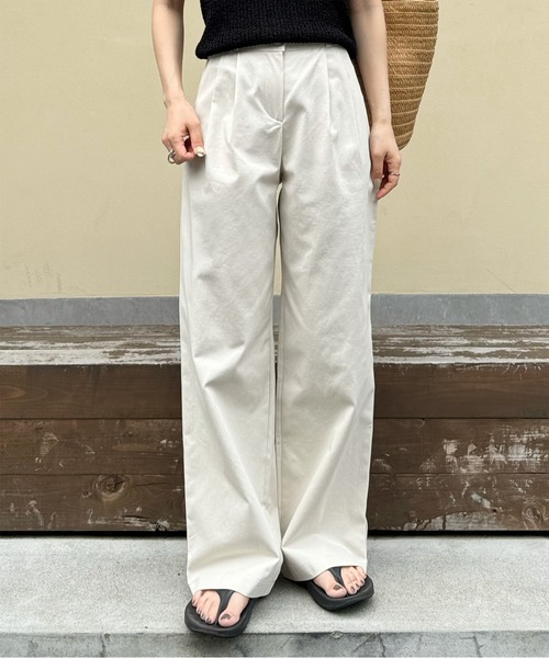 セール】コットンタックパンツ（その他パンツ）｜LE MORE