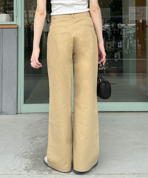 LE MORE（リモア）の「コットンタックパンツ（その他パンツ・レディース・ブラック/ベージュ/アイボリー・FREE）」の19枚目の写真