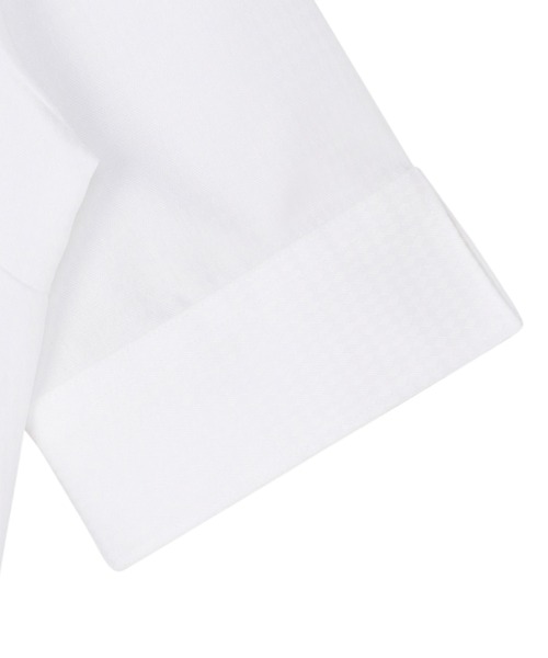 TOKYO SHIRTS（トウキョウシャツ）の「【超形態安定】 形態安定ノーアイロン レギュラー 5分袖ビジネスワイシャツ（ビジネスシャツ・レディース・ホワイト・S/M/L/LL/XL）」の4枚目の写真