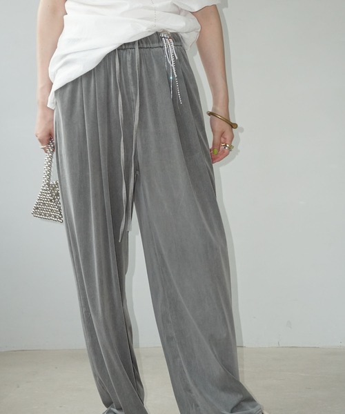 chuclla(チュクラ)の「スモーキー ドレープイージーパンツ chw25s074(その他パンツ・レディース・ブルー/グレー/ピンク・L/M/S)」の15枚目の写真