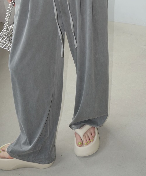 chuclla(チュクラ)の「スモーキー ドレープイージーパンツ chw25s074(その他パンツ・レディース・ブルー/グレー/ピンク・L/M/S)」の17枚目の写真