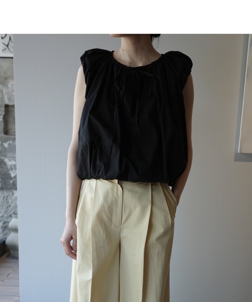 CLANE（クラネ）の「CLANE W FACE SLEEVELESS RIBBON TOPS（その他