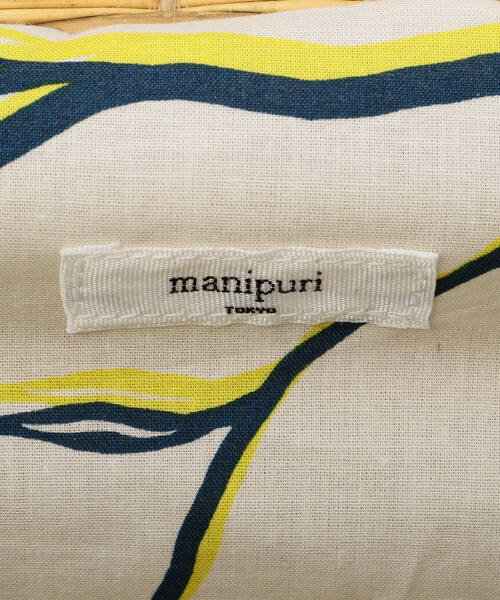 manipuri（マニプリ）の「manipuri | スカーフハンドル トートバッグ M WOMEN（かごバッグ・レディース・イエロー系その他・M）」の5枚目の写真