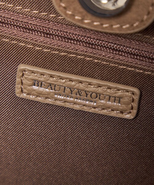 BEAUTY&YOUTH UNITED ARROWS(ビューティーアンドユースユナイテッドアローズ)の「ジップポケット 2ハンドル トートバッグ -2WAY-(トートバッグ・レディース・モカ/ブラック・FREE)」の13枚目の写真