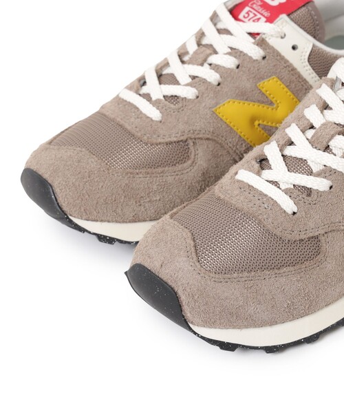 新品同様★new balance★574スニーカー★24.5 セール 【New Balance】574 ☆ ゼブラがカワイイ♪ 大人も履ける