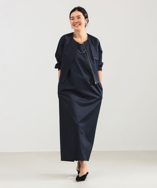 Demi-Luxe BEAMS(デミルクス ビームス)の「エディター東原妙子 × Demi-Luxe BEAMS / シャイニー ポケット ショートブルゾン(ブルゾン・レディース・オリーブ/ネイビー・38/36)」の21枚目の写真