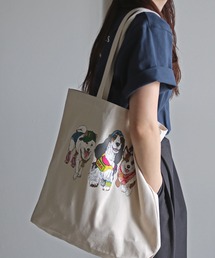 COURO | アニマルプリントキャンバストートバッグ(トートバッグ)