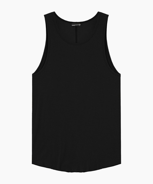 LAD MUSICIAN(ラッドミュージシャン)の「RIB TANK TOP(タンクトップ・メンズ・アッシュグレー/ブラック・44/42/46)」の1枚目の写真