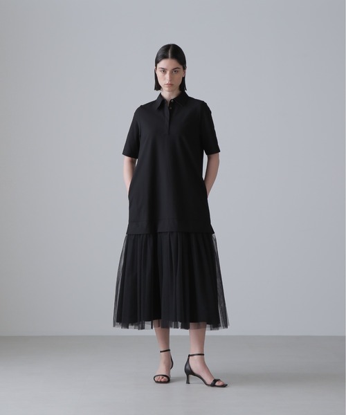 ADORE(アドーア)の「メモリートリコットワンピース(ワンピース・レディース・ブラック/ベージュ系その他・38)」の10枚目の写真