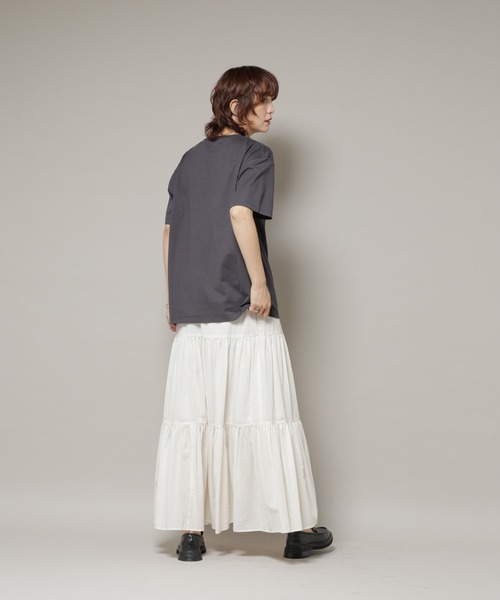 GOOD ROCK SPEED(グッドロックスピード)の「GOOD ROCK SPEED×Anti Soaked(R) 汗染み防止 NYC Tシャツ(Tシャツ/カットソー・レディース・スミクロ/ベージュ・FREE)」の9枚目の写真