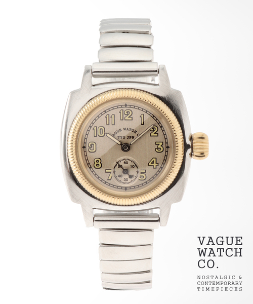 ヴァーグウォッチCoussin Early Extension 28mm 腕時計 VAGUE WATCH CO. / ヴァーグウォッチ】Coussin Early Extension
