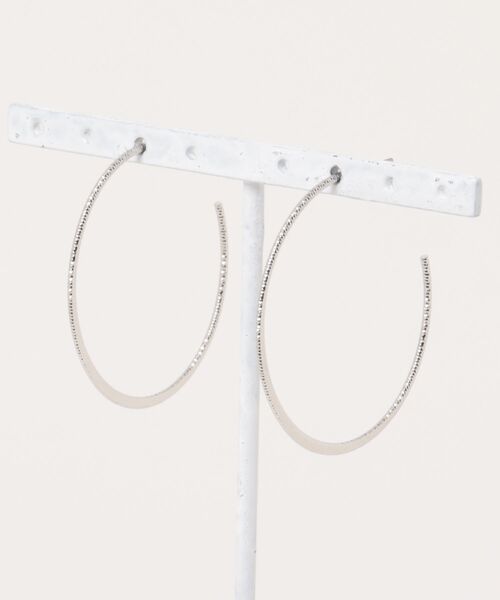 mysty woman（ミスティウーマン）の「ラウンドフープピアス 586680（ピアス（両耳用）・レディース・シルバー/ゴールド・FREE）」の9枚目の写真