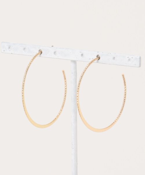 mysty woman（ミスティウーマン）の「ラウンドフープピアス 586680（ピアス（両耳用）・レディース・シルバー/ゴールド・FREE）」の10枚目の写真