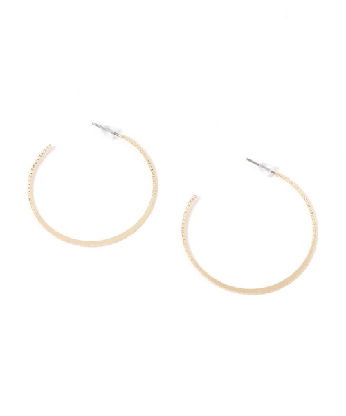 mysty woman（ミスティウーマン）の「ラウンドフープピアス 586680（ピアス（両耳用）・レディース・シルバー/ゴールド・FREE）」の5枚目の写真
