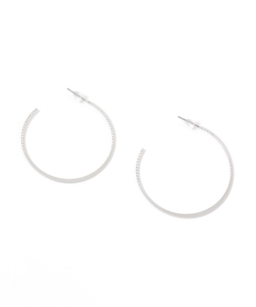 mysty woman（ミスティウーマン）の「ラウンドフープピアス 586680（ピアス（両耳用）・レディース・シルバー/ゴールド・FREE）」の4枚目の写真