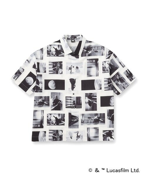 STAR WARS（スターウォーズ）の「【STAR WARS】Capsule Collection 2WAY半袖シャツ（シャツ/ブラウス・メンズ・ホワイト系4/ブラック系3/サックスブルー系3・02/03）」の4枚目の写真