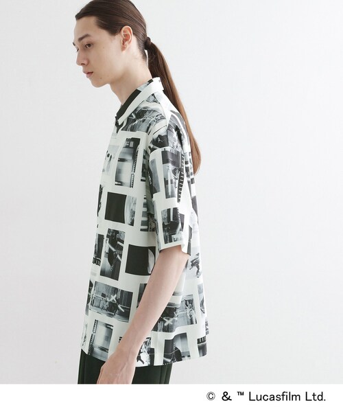 STAR WARS（スターウォーズ）の「【STAR WARS】Capsule Collection 2WAY半袖シャツ（シャツ/ブラウス・メンズ・ホワイト系4/ブラック系3/サックスブルー系3・02/03）」の8枚目の写真