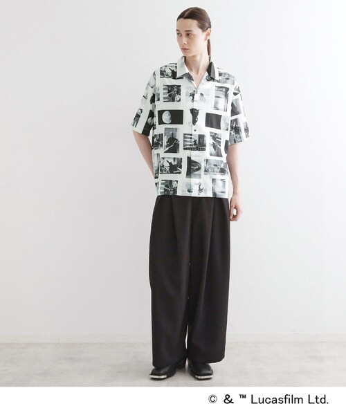 STAR WARS（スターウォーズ）の「【STAR WARS】Capsule Collection 2WAY半袖シャツ（シャツ/ブラウス・メンズ・ホワイト系4/ブラック系3/サックスブルー系3・02/03）」の12枚目の写真