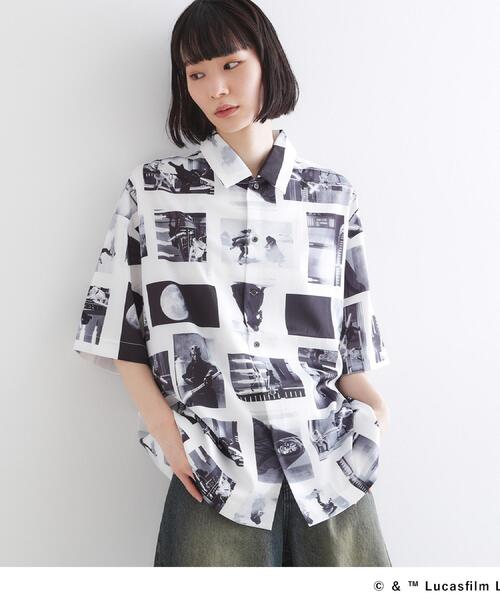 STAR WARS（スターウォーズ）の「【STAR WARS】Capsule Collection 2WAY半袖シャツ（シャツ/ブラウス・メンズ・ホワイト系4/ブラック系3/サックスブルー系3・02/03）」の13枚目の写真