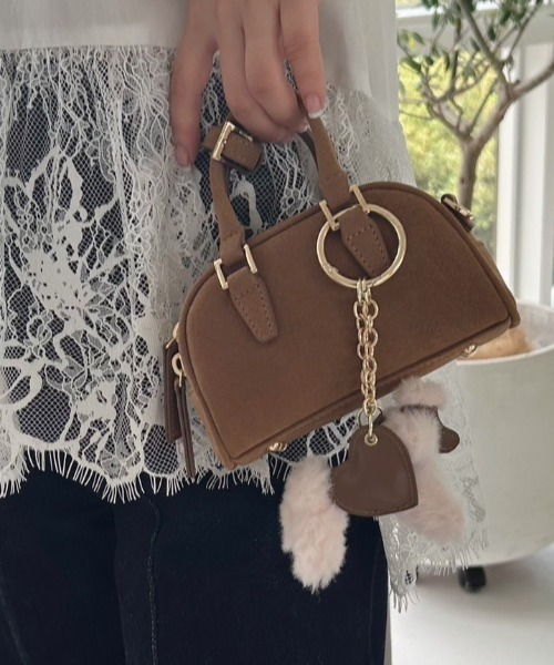 FRAY I.D(フレイアイディー)の「アニマルモチーフチャーム(キーケース/キーアクセサリー・レディース・イエロー/ホワイト/ピンク/ブルー・F)」の4枚目の写真