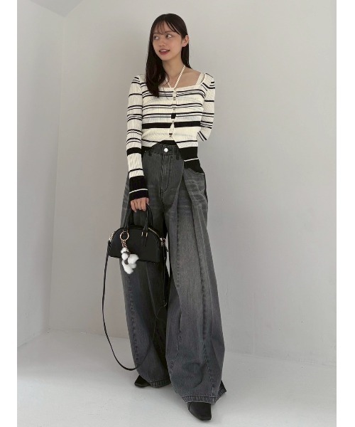 FRAY I.D(フレイアイディー)の「アニマルモチーフチャーム(キーケース/キーアクセサリー・レディース・イエロー/ホワイト/ピンク/ブルー・F)」の7枚目の写真