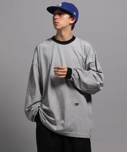 GEORGE'S（ジョージズ）の「ボーダーロンＴ（Tシャツ/カットソー・メンズ・オフホワイト/レッド/パープル・MEDIUM/LARGE）」の2枚目の写真