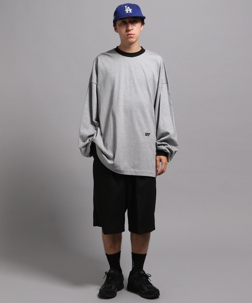 GEORGE'S（ジョージズ）の「ボーダーロンＴ（Tシャツ/カットソー・メンズ・オフホワイト/レッド/パープル・MEDIUM/LARGE）」の4枚目の写真