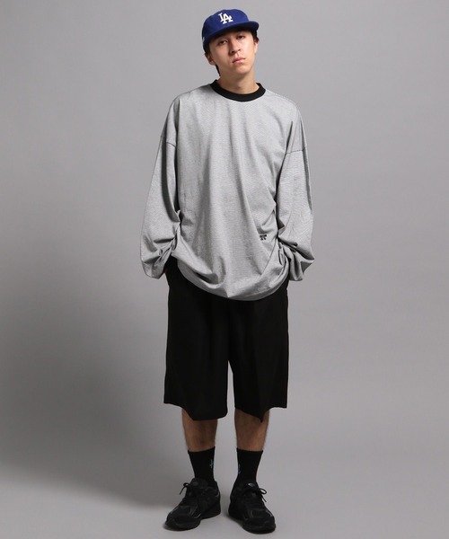 GEORGE'S（ジョージズ）の「ボーダーロンＴ（Tシャツ/カットソー・メンズ・オフホワイト/レッド/パープル・MEDIUM/LARGE）」の5枚目の写真