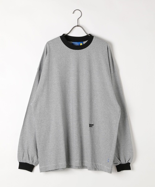 GEORGE'S（ジョージズ）の「ボーダーロンＴ（Tシャツ/カットソー・メンズ・オフホワイト/レッド/パープル・MEDIUM/LARGE）」の21枚目の写真