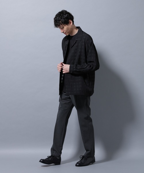 セール】サイドリブストレッチイージーパンツ（スラックス）｜NANO