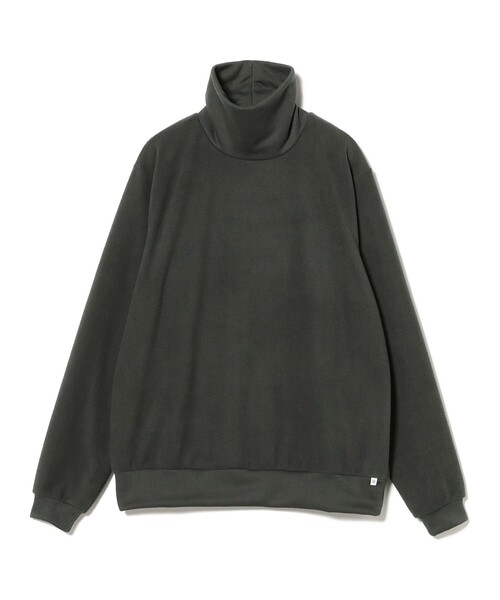 BRILLA per il gusto(ブリッラペルイルグースト)の「ANTICIPO / パイルフリース タートルネック Tシャツ(Tシャツ/カットソー・メンズ・ブラック/チャコールグレー・52/50/48/44/46)」の3枚目の写真