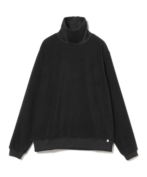 BRILLA per il gusto(ブリッラペルイルグースト)の「ANTICIPO / パイルフリース タートルネック Tシャツ(Tシャツ/カットソー・メンズ・ブラック/チャコールグレー・52/50/48/44/46)」の9枚目の写真