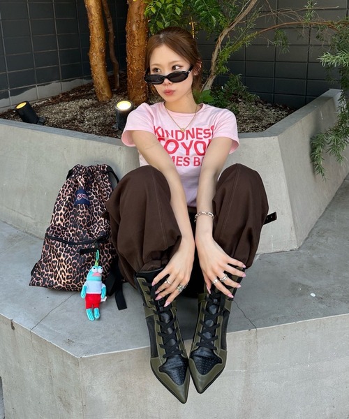 ACLENT（アクレント）の「ステッチデザインカーゴパンツ（カーゴパンツ・レディース・ブラウン/カーキ・X-SMALL/SMALL/MEDIUM）」の20枚目の写真