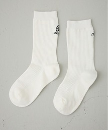 AZUL by moussy（アズールバイマウジー）の「ワンポイント刺繍ソックス（ソックス/靴下・レディース）」