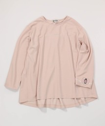 袖ワッペンバックギャザープルオーバー